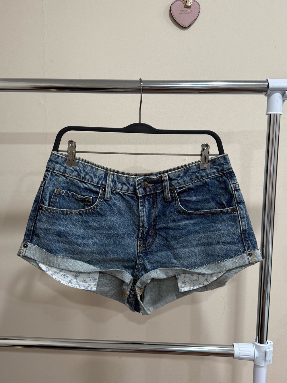 Wild Fable Denim Cuffed Shorts Size 6
